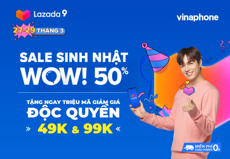 Mưa voucher từ sinh nhật Lazada 